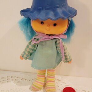 Vintage Blueberry Muffin Doll From Strawberry Shortcake collection, 1979 Comb